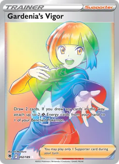 Gardenia's Vigor — Astral Radiance #202, 2022. Illustrated by En Morikura.