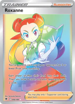 Roxanne — Astral Radiance #206, 2022. Illustrated by Sanosuke Sakuma.