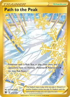 Path to the Peak — Astral Radiance #213, 2022. Illustrated by Oswaldo KATO.