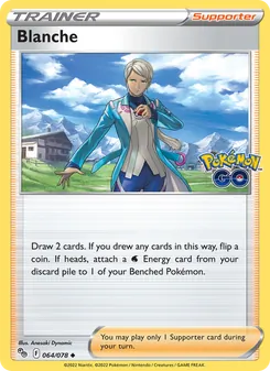 Blanche — Pokémon GO #064, 2022. Illustrated by Anesaki Dynamic.