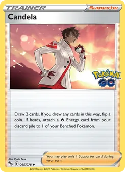 Candela — Pokémon GO #065, 2022. Illustrated by Ryuta Fuse.
