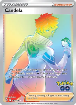 Candela — Pokémon GO #083, 2022. Illustrated by Ryuta Fuse.