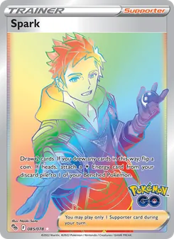 Spark — Pokémon GO #085, 2022. Illustrated by Naoki Saito.
