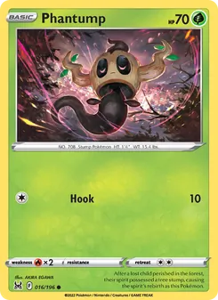 Phantump — Lost Origin #016, 2022. Illustrated by AKIRA EGAWA.