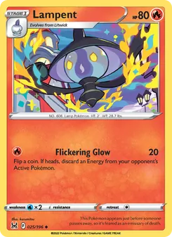 Lampent — Lost Origin #025, 2022. Illustrated by kurumitsu.