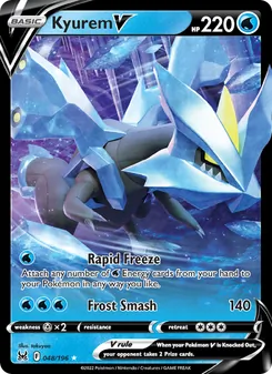 Kyurem V — Lost Origin #048, 2022. Illustrated by takuyoa.