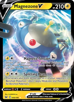 Magnezone V — Lost Origin #056, 2022. Illustrated by N-DESIGN Inc..