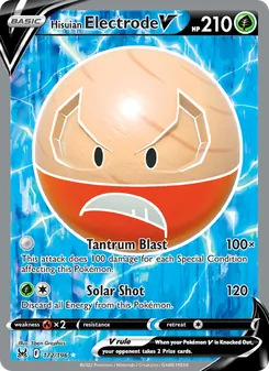 Hisuian Electrode V — Lost Origin #172, 2022. Illustrated by 5ban Graphics.