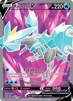 Kyurem V — Lost Origin #174, 2022. Illustrated by takuyoa.