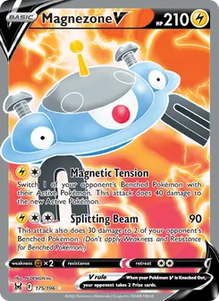 Magnezone V — Lost Origin #175, 2022. Illustrated by N-DESIGN Inc..
