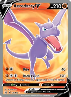 Aerodactyl V — Lost Origin #179, 2022. Illustrated by N-DESIGN Inc..