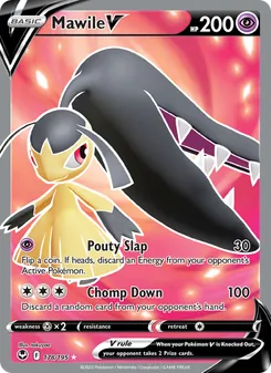 Mawile V — Silver Tempest #178, 2022. Illustrated by takuyoa.
