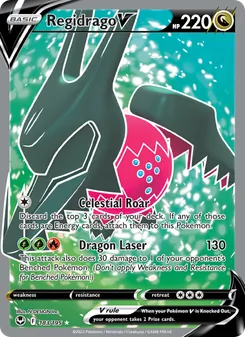 Regidrago V — Silver Tempest #183, 2022. Illustrated by N-DESIGN Inc..