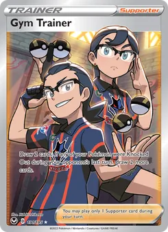 Gym Trainer — Silver Tempest #191, 2022. Illustrated by Hideki Ishikawa.