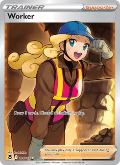 Worker — Silver Tempest #195, 2022. Illustrated by Yuu Nishida.