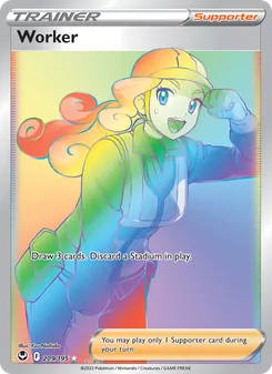 Worker — Silver Tempest #209, 2022. Illustrated by Yuu Nishida.