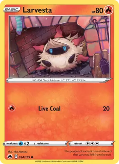 Larvesta — Crown Zenith #024, 2023. Illustrated by Tika Matsuno.
