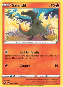 Salandit — Crown Zenith #027, 2023. Illustrated by Sekio.