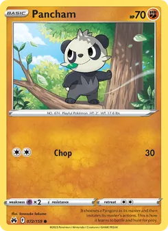 Pancham — Crown Zenith #072, 2023. Illustrated by Sanosuke Sakuma.