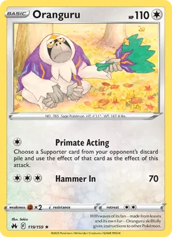 Oranguru — Crown Zenith #119, 2023. Illustrated by Sekio.