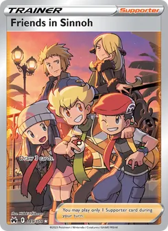 Friends in Sinnoh — Crown Zenith #149, 2023. Illustrated by Hideki Ishikawa.