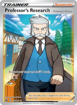 Professor's Research — Crown Zenith #150, 2023. Illustrated by Sanosuke Sakuma.