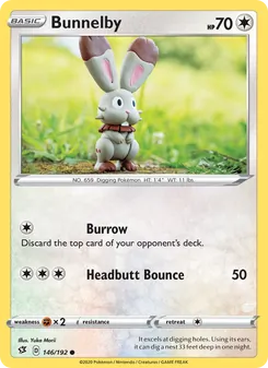 Bunnelby — Rebel Clash #146, 2020. Illustrated by Yuka Morii.