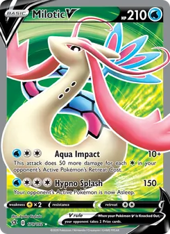 Milotic V — Rebel Clash #179, 2020. Illustrated by Ayaka Yoshida.