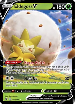 Eldegoss V — Rebel Clash #19, 2020. Illustrated by 5ban Graphics.