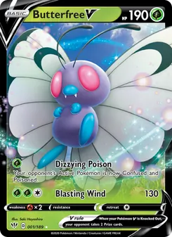 Butterfree V — Darkness Ablaze #1, 2020. Illustrated by Saki Hayashiro.