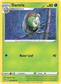 Dartrix — Darkness Ablaze #12, 2020. Illustrated by Mitsuhiro Arita.