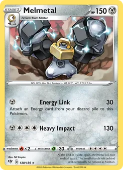 Melmetal — Darkness Ablaze #130, 2020. Illustrated by NC Empire.
