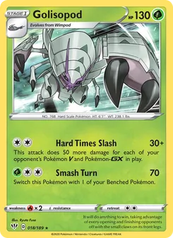 Golisopod — Darkness Ablaze #18, 2020. Illustrated by Ryuta Fuse.