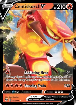 Centiskorch V — Darkness Ablaze #33, 2020. Illustrated by 5ban Graphics.