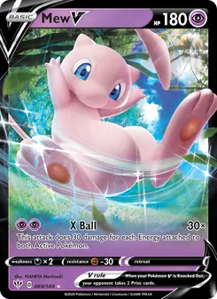 Mew V — Darkness Ablaze #69, 2020. Illustrated by PLANETA Mochizuki.