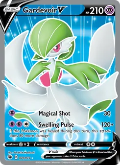 Gardevoir V — Champion's Path #70, 2020. Illustrated by PLANETA Mochizuki.