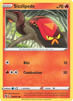 Sizzlipede — Champion's Path #9, 2020. Illustrated by Akira Komayama.