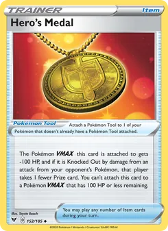 Hero's Medal — Vivid Voltage #152, 2020. Illustrated by Toyste Beach.