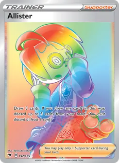 Allister — Vivid Voltage #192, 2020. Illustrated by Sanosuke Sakuma.