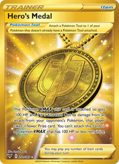 Hero's Medal — Vivid Voltage #201, 2020. Illustrated by Toyste Beach.