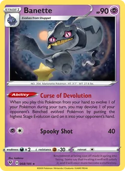 Banette — Vivid Voltage #68, 2020. Illustrated by kodama.