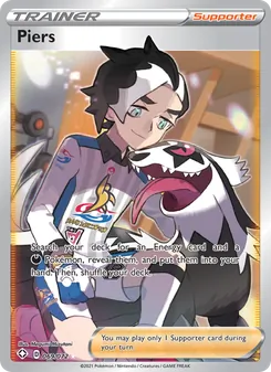 Piers — Shining Fates #69, 2021. Illustrated by Megumi Mizutani.