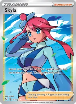 Skyla — Shining Fates #72, 2021. Illustrated by kirisAki.