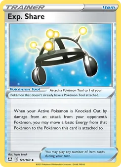 Exp. Share — Battle Styles #126, 2021. Illustrated by Toyste Beach.