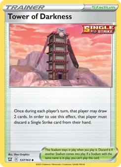 Tower of Darkness — Battle Styles #137, 2021. Illustrated by 5ban Graphics.