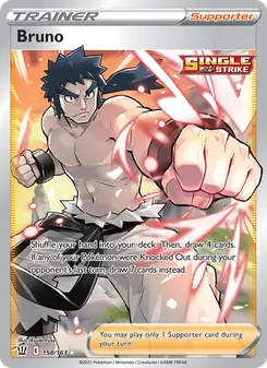 Bruno — Battle Styles #158, 2021. Illustrated by Ryuta Fuse.