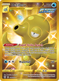 Octillery — Battle Styles #178, 2021. Illustrated by PLANETA Mochizuki.