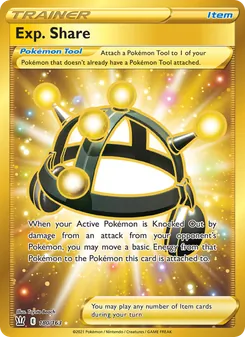 Exp. Share — Battle Styles #180, 2021. Illustrated by Toyste Beach.
