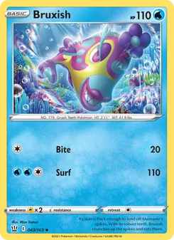 Bruxish — Battle Styles #43, 2021. Illustrated by Misa Tsutsui.