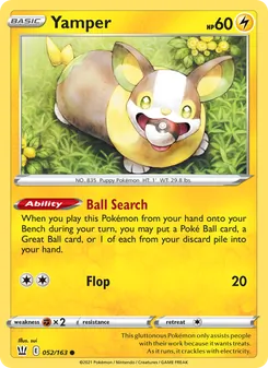 Yamper — Battle Styles #52, 2021. Illustrated by sui.